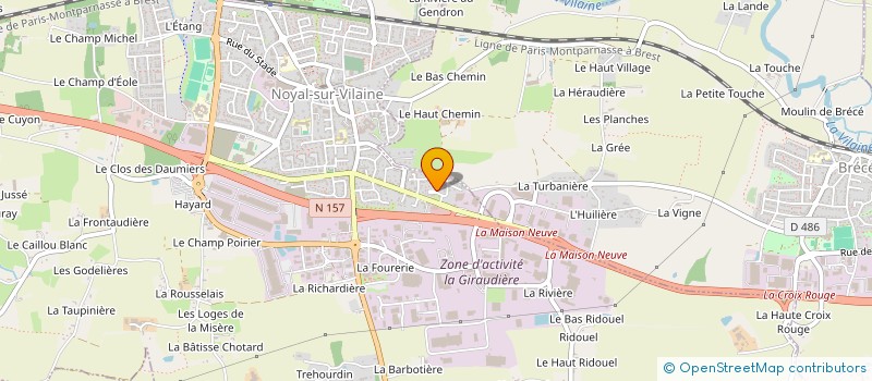 localisation de l'entreprise IT METIS  NOYAL-SUR-VILAINE