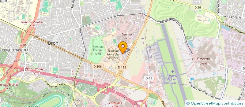 localisation de l'entreprise IT METRIX  BRON