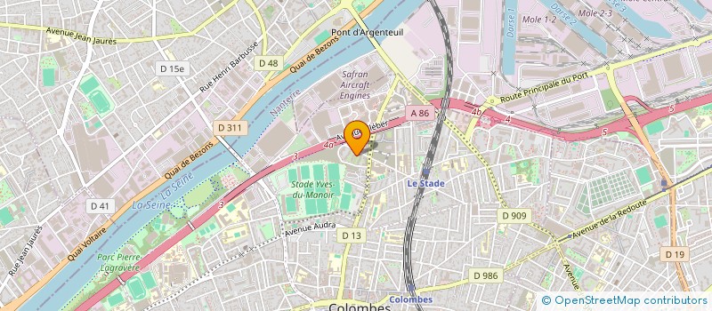 localisation de l'entreprise IT NOMAD  COLOMBES