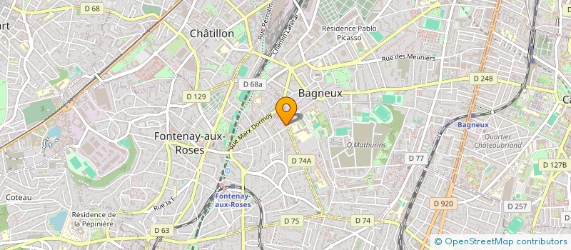 localisation de l'entreprise IT-PRODATA à FONTENAY-AUX-ROSES