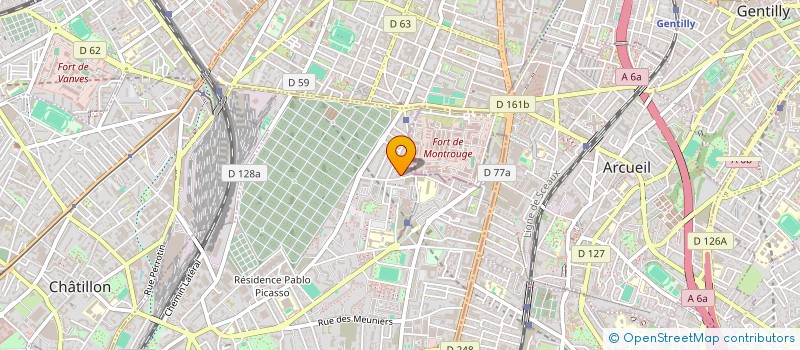 localisation de l'entreprise IT&QUALITY à BAGNEUX