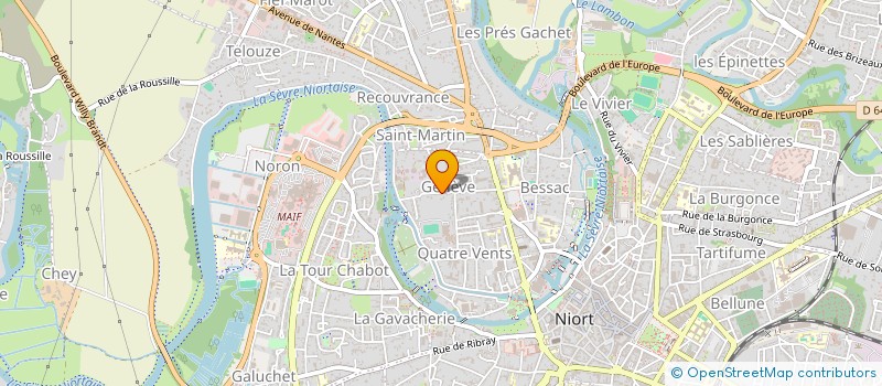 localisation de l'entreprise IT'S ART  NIORT