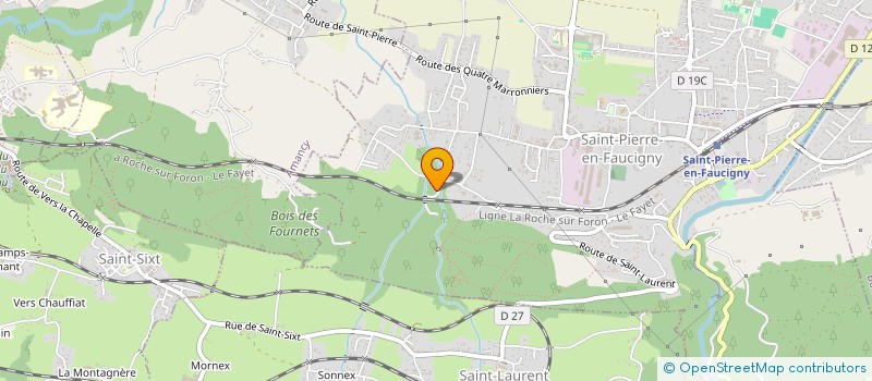 localisation de l'entreprise IT'S UP 2U  SAINT-PIERRE-EN-FAUCIGNY