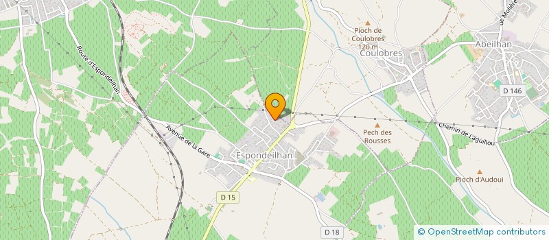 localisation de l'entreprise IT SERVICES à ESPONDEILHAN