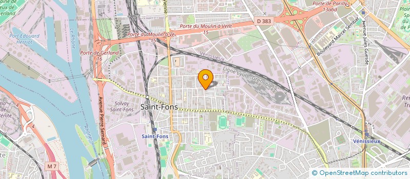 localisation de l'entreprise IT SYSTEM CONSULTING  SAINT-FONS