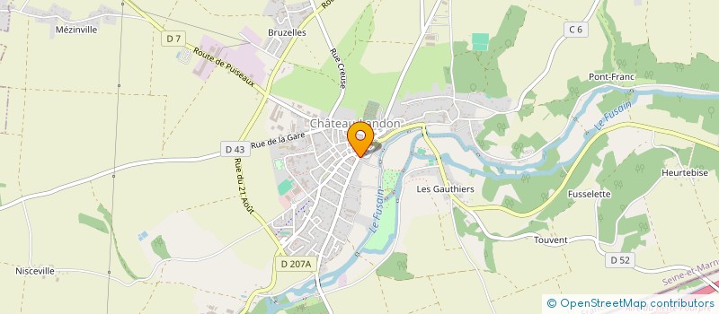 localisation de l'entreprise IT TELCO NUMRX  CHATEAU-LANDON