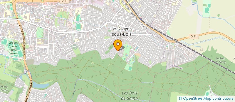 localisation de l'entreprise IT TRAINING  LES CLAYES-SOUS-BOIS