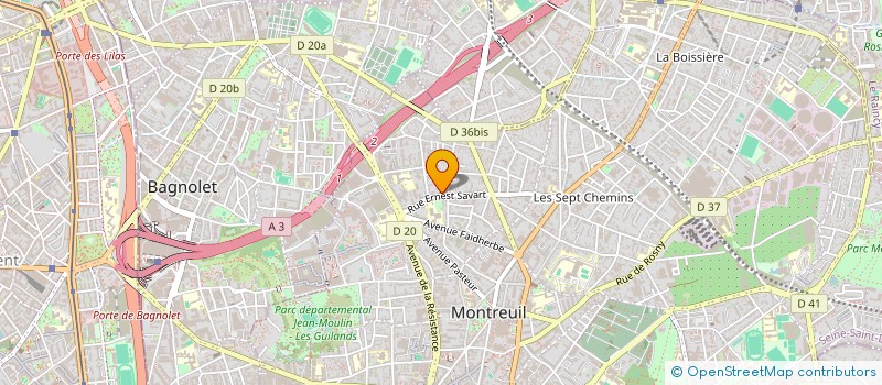 localisation de l'entreprise IT UP à MONTREUIL