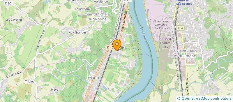 localisation de l'entreprise IT2CP  CHAVANAY