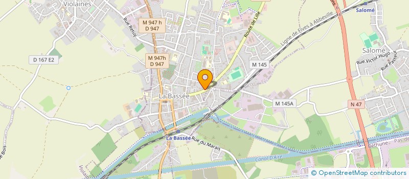 localisation de l'entreprise IT2I  LA BASSEE