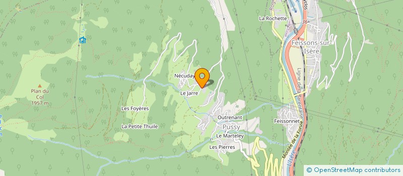 localisation de l'entreprise IT3A  LA LECHERE