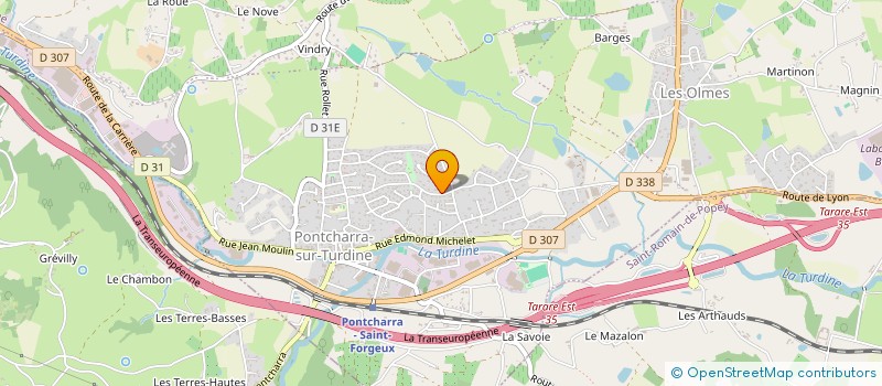 localisation de l'entreprise IT4CARE  VINDRY-SUR-TURDINE