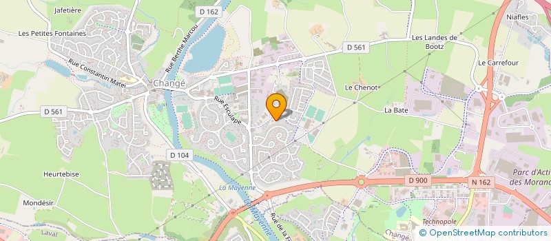 localisation de l'entreprise ITA-S.P.C.S. à CHANGE