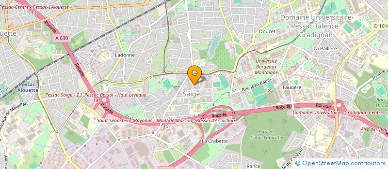 localisation de l'entreprise ITA TRANSPORT à PESSAC