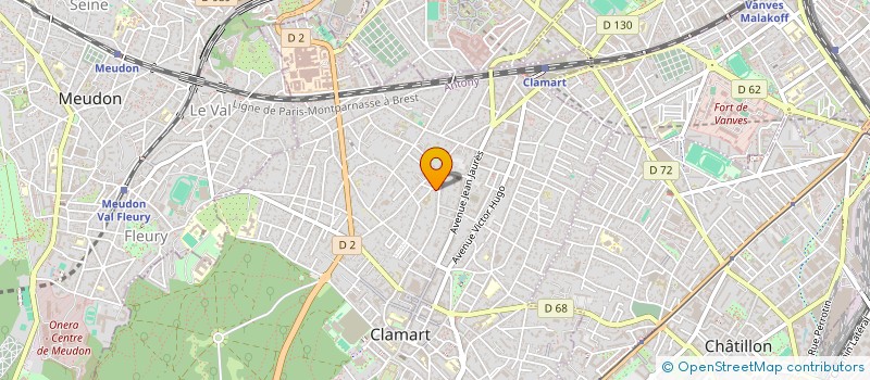 localisation de l'entreprise ITABNAV à CLAMART