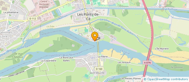 localisation de l'entreprise ITAC  LES PONTS-DE-CE