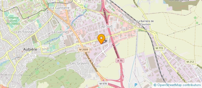 localisation de l'entreprise ITAC à AUBIERE