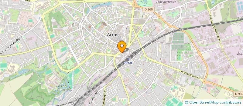 localisation de l'entreprise ITACA à ARRAS