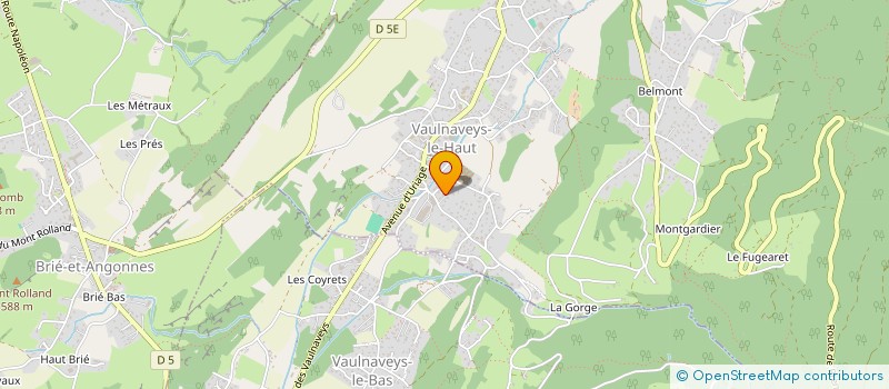 localisation de l'entreprise ITACARB  VAULNAVEYS-LE-HAUT