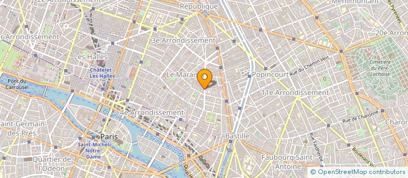 localisation de l'entreprise ITACHIXX 1  PARIS