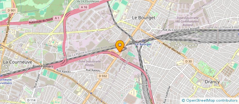 localisation de l'entreprise ITADAKIMASU à LA COURNEUVE