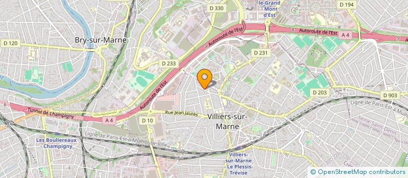 localisation de l'entreprise ITAKO BSC à VILLIERS-SUR-MARNE