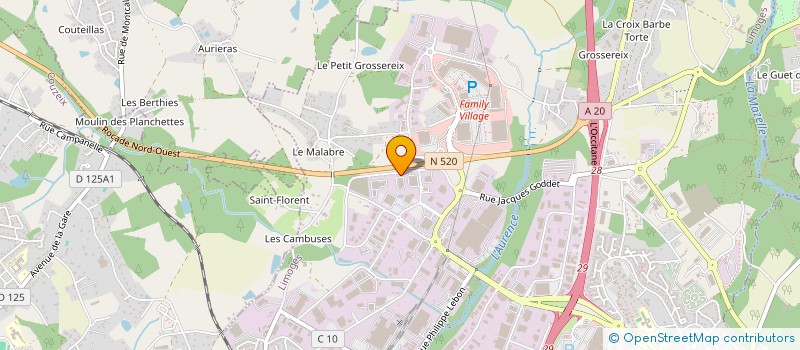 localisation de l'entreprise ITAL AUTO 87 à LIMOGES