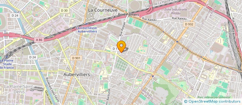 localisation de l'entreprise ITAL-BATIMENT à AUBERVILLIERS