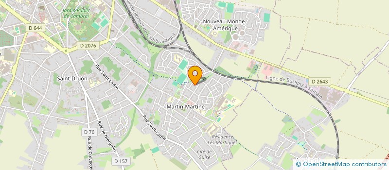 localisation de l'entreprise ITAL-CASA à CAMBRAI