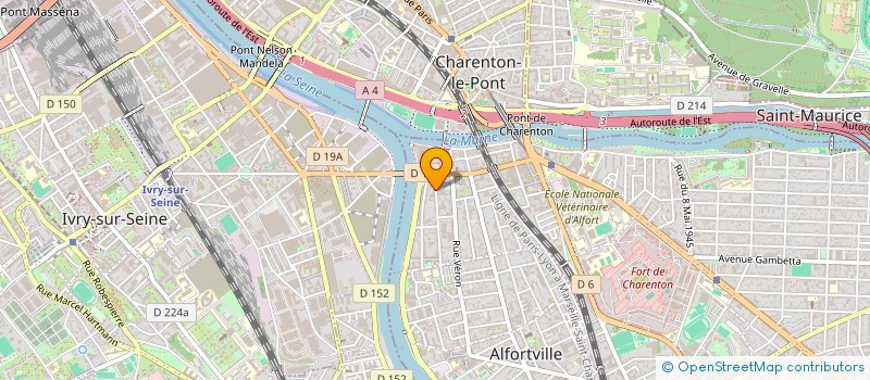 localisation de l'entreprise ITAL FOOD à ALFORTVILLE