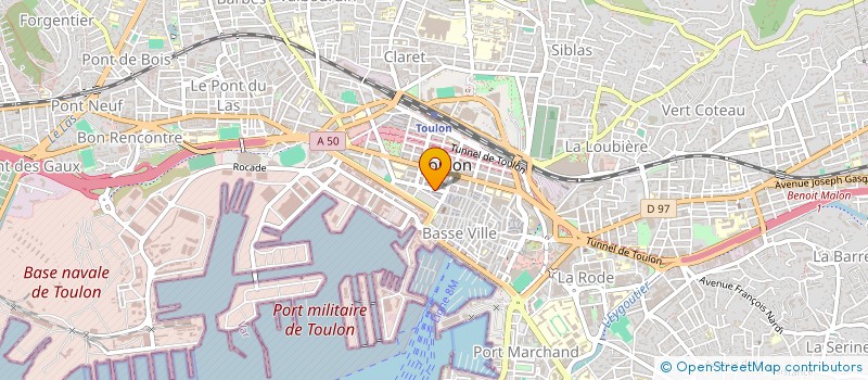 localisation de l'entreprise ITAL JT à TOULON