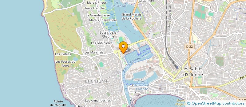 localisation de l'entreprise ITAL VIANDE à LES SABLES D'OLONNE
