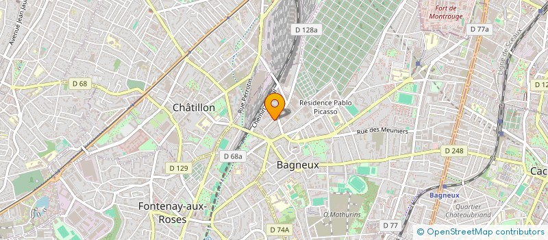localisation de l'entreprise ITALA  BAGNEUX