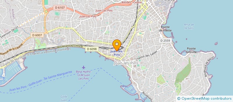 localisation de l'entreprise ITALBIO à ANTIBES