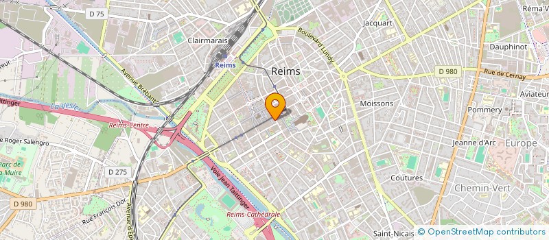 localisation de l'entreprise ITALBOTTEGA à REIMS