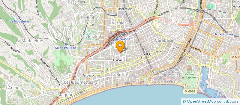 localisation de l'entreprise ITALCOM à NICE