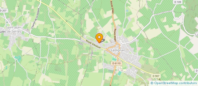 localisation de l'entreprise ITALCONCEPT  LEDIGNAN