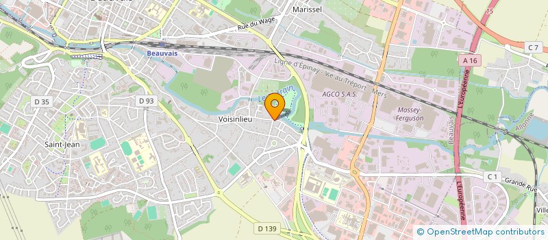 localisation de l'entreprise ITALCONTRACT à BEAUVAIS