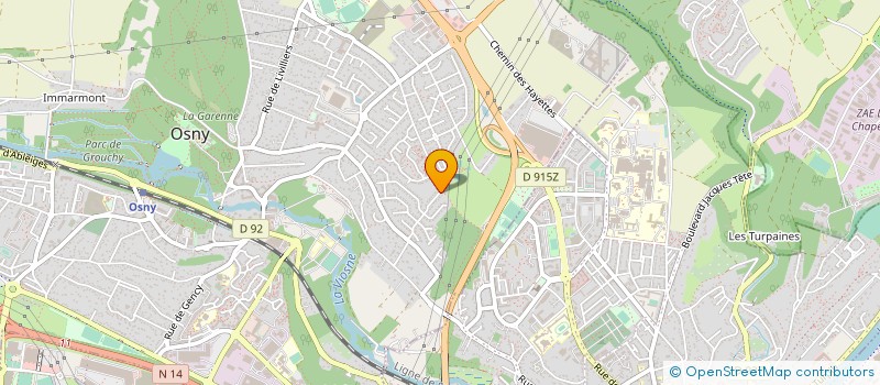 localisation de l'entreprise ITALDECO 3000  OSNY