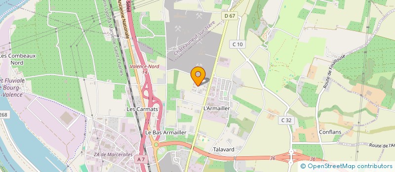 localisation de l'entreprise ITALDESIGN  BOURG-LES-VALENCE