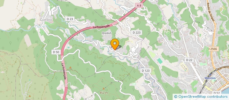 localisation de l'entreprise ITALFOOD à GORBIO