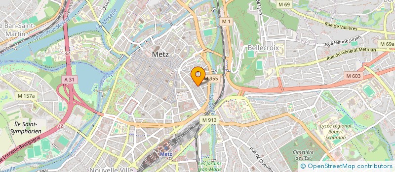 localisation de l'entreprise ITALFOOD  METZ