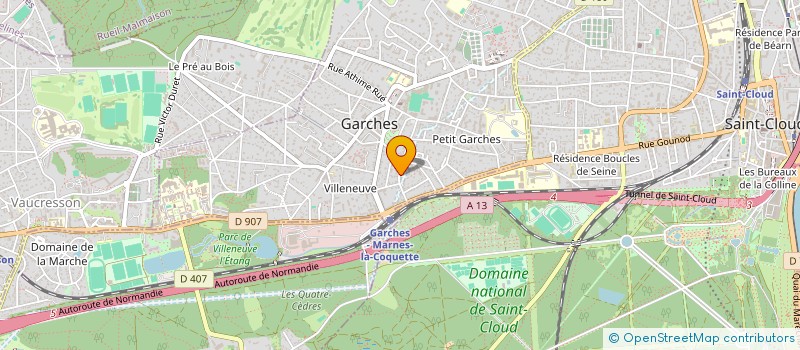 localisation de l'entreprise ITALFRAIS à GARCHES