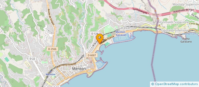 localisation de l'entreprise ITALGEST REAL ESTATE FRANCE à MENTON