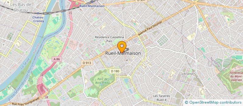 localisation de l'entreprise ITALIA DIFFUSION à RUEIL-MALMAISON