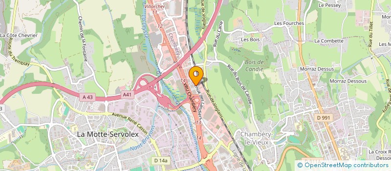 localisation de l'entreprise ITALIA MARKET FREE  CHAMBERY