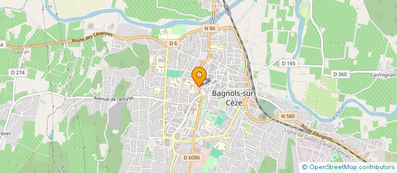 localisation de l'entreprise ITALIA MIA  BAGNOLS-SUR-CEZE