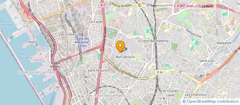 localisation de l'entreprise ITALIA PIZZA PROVENCE à MARSEILLE