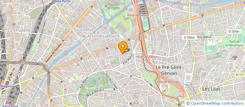 localisation de l'entreprise ITALIAN FOOD à PARIS