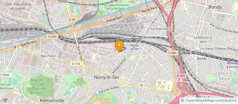 localisation de l'entreprise ITALIAN PARADISE à NOISY-LE-SEC